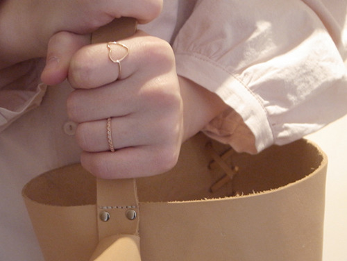 one heart ring