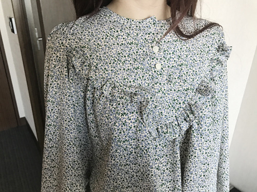 girls flower blouse