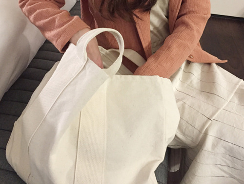 cotton shopper bag