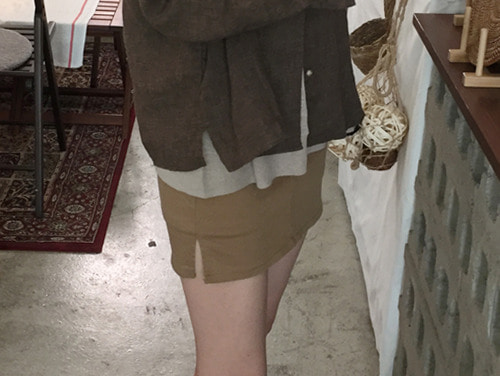 fall mini skirt pants : camel