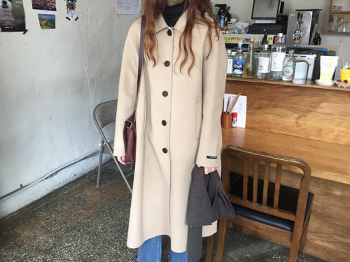 single handmade coat : beige 입고지연 / 주문 후 일주일 정도