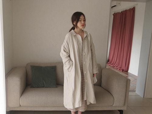 linen mood coat