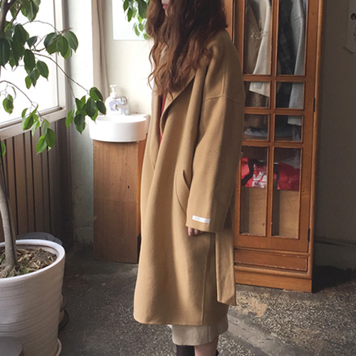 real handmade coat : beige