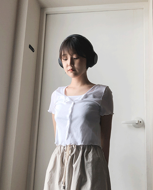 lucy set top / 2colors
