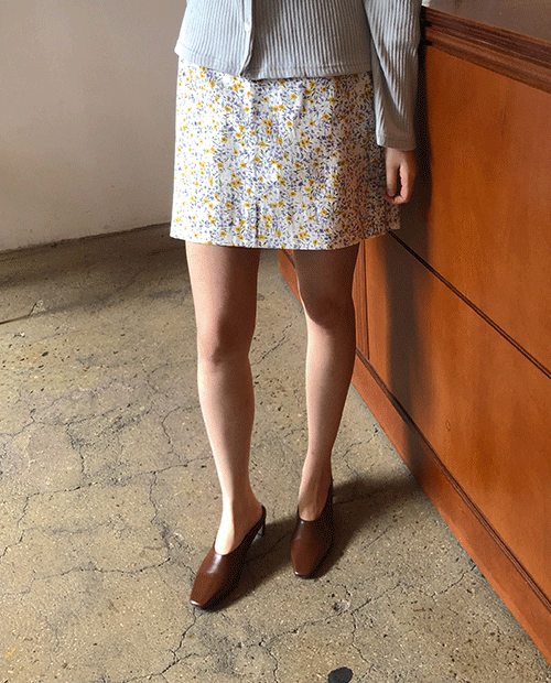 cheddar skirt / 2color