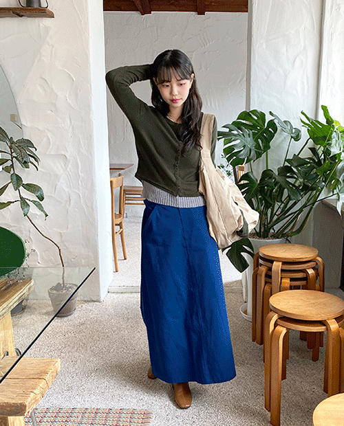 cotton mood skirt / 2color