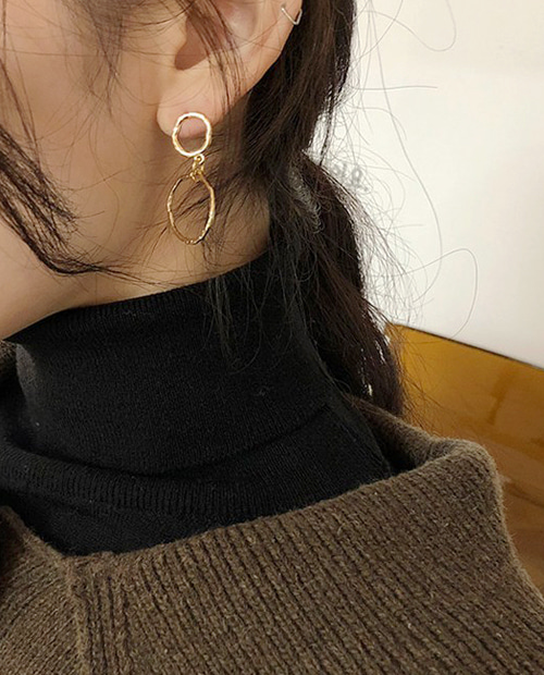 two circle earring