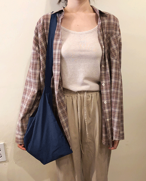 all check shirts : beige