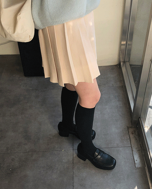 knit pleats mini skirt 일시품절