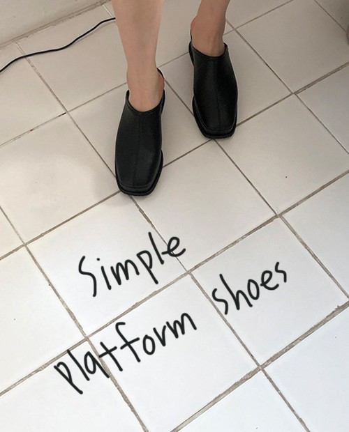 simple platform shoes