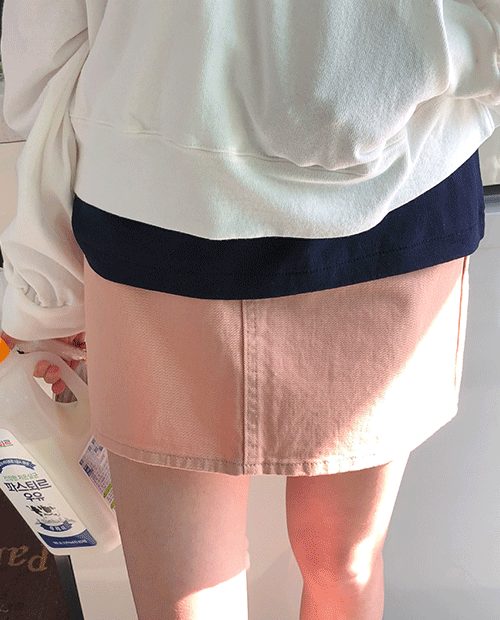 mody mini skirt : pink