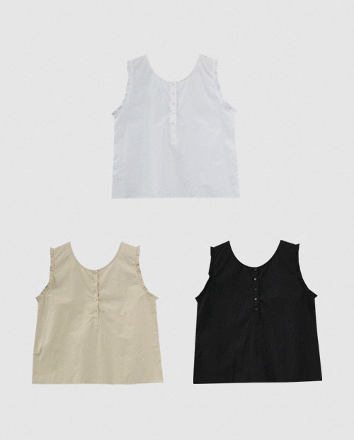 ove frill sleeveless / 3color