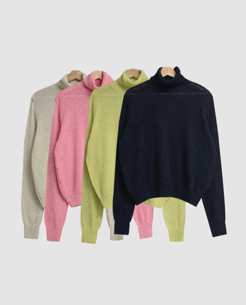 alpaca pola knit / 4color