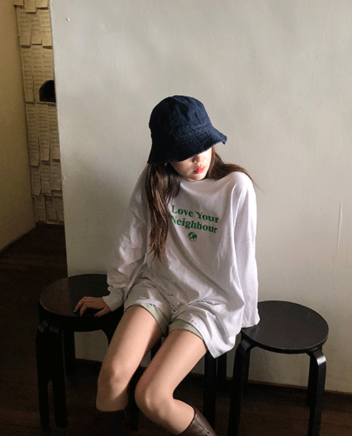 over casual tee / 2color