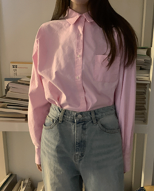 oxford cotton shirt / 3color