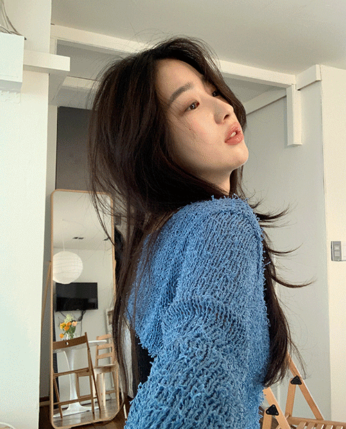 back-open loose knit / 3color