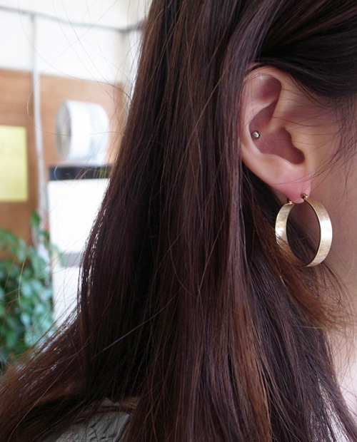 gold rush earring