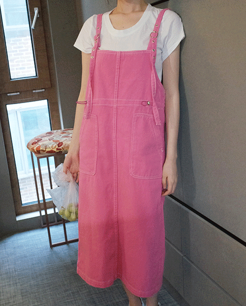 banny overall dress / 2colors  당일발송