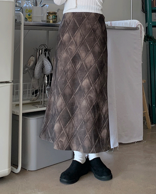 dia vintage long skirt / 2color