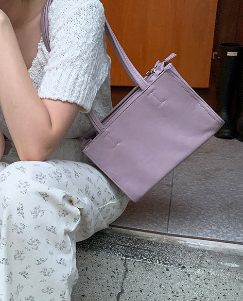 today shoulder bag : purple