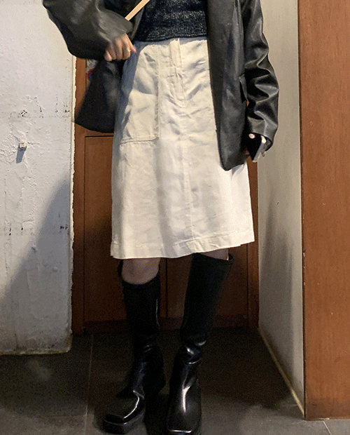 co midi skirt / 2color
