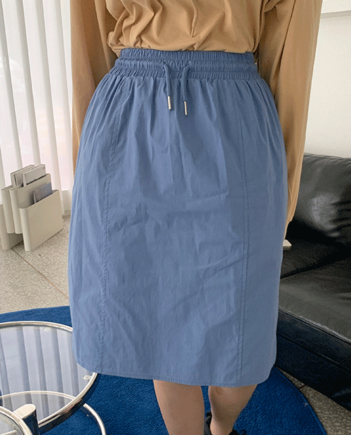 marco midi skirt : blue