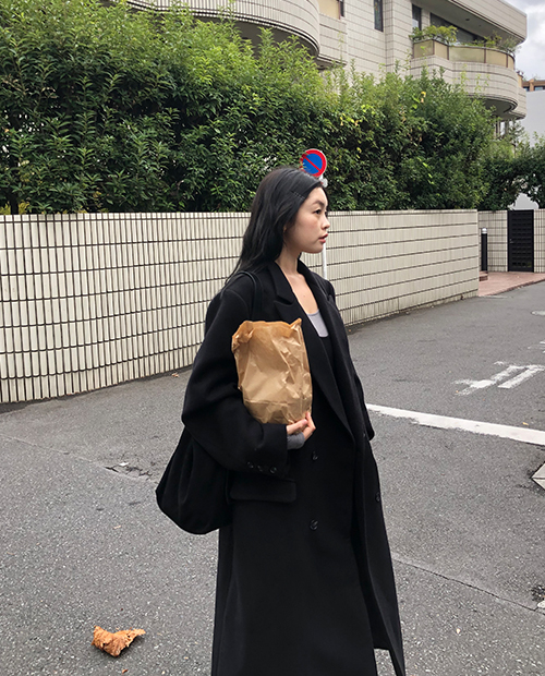 [MADE] day long coat : black 당일발송