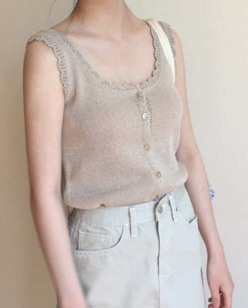 cool knit sleeveless top