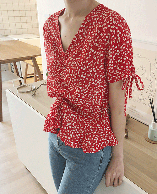 rie blouse / 2colors