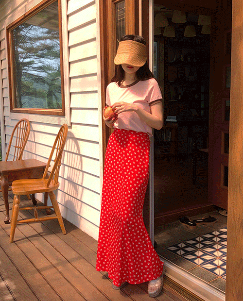 sunday long skirt / 3color