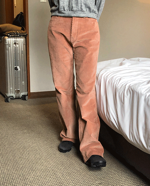 warm corduroy pants / 3color