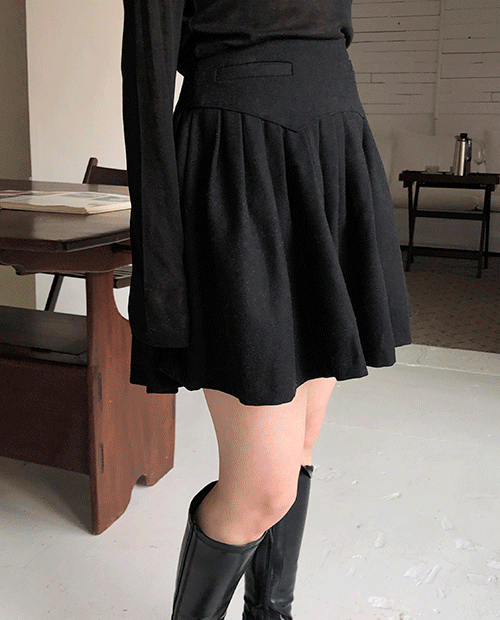 counting mini skirt / 2color