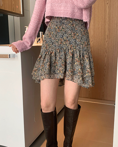 can flower skirt / 2color