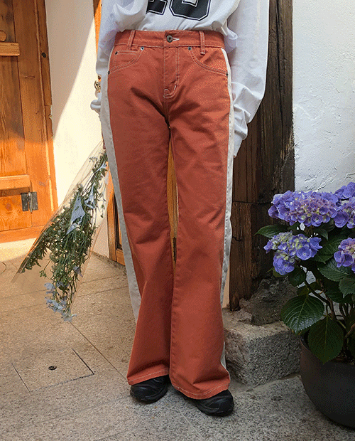 side line pants / 2color