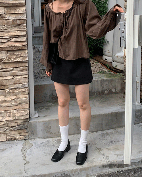 mel basic mini skirt / 2color