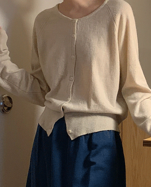 mew simple cardigan / 4color