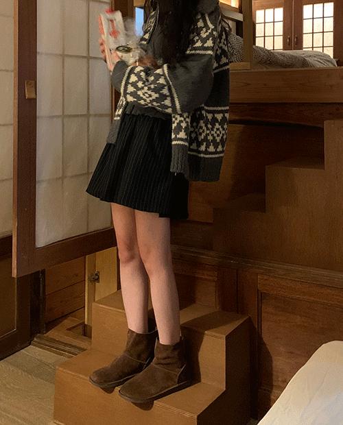 ray stripe skirt / 2color