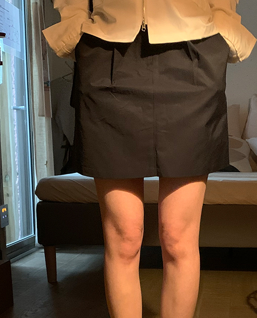 mona mini skirt / 2color